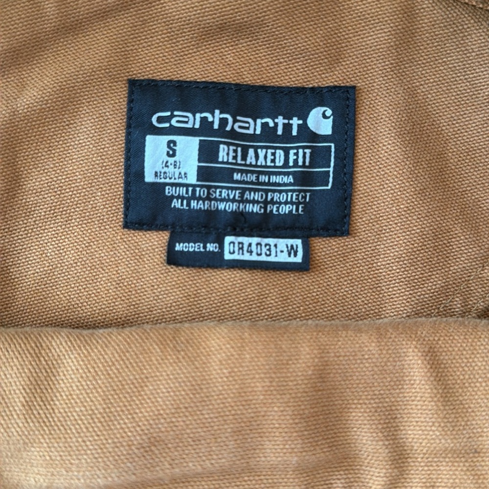Carhartt Womens Insulated Relaxed Fit Bib Overalls - Picture 5 of 10